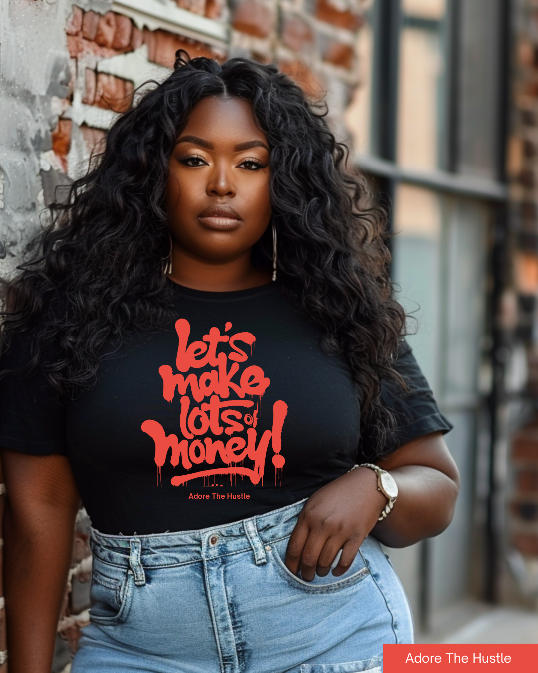 Adore The Hustle Basic Soft Style T-Shirt